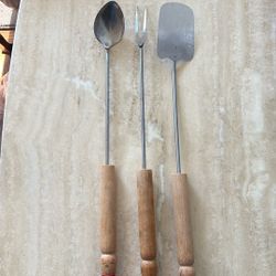 $20 Bbq Set Flipper Fork Spoon