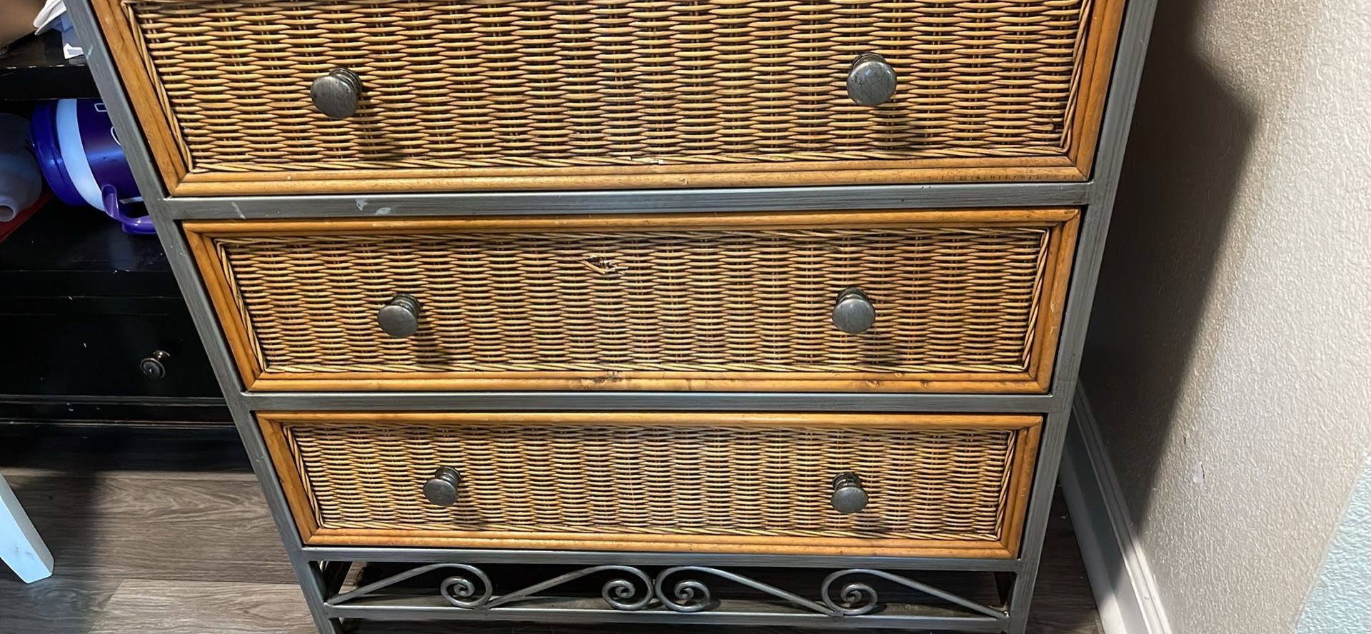 Wicker Short Dresser