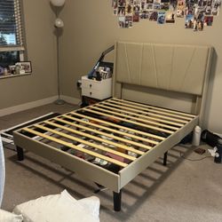 Brown Bed Frame 