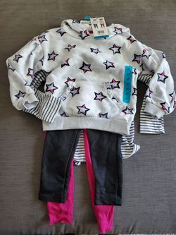 Kids Headquarters 4T Girls Outfits, Set of 2