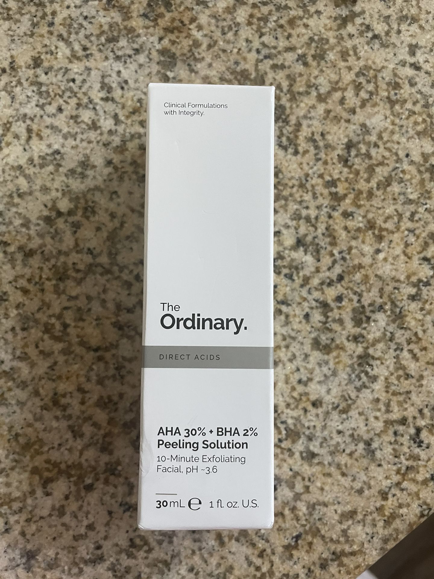 New  The Ordinary OrdinaryAHA 30% + BHA 2% Peeling Solution  