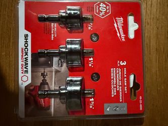 Milwaukee Shockwave 3-Piece Hole Saw Set