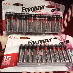 AA/AAA Energizer Batteries 24Pk