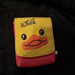 Yellow Duck and Pink Pouch