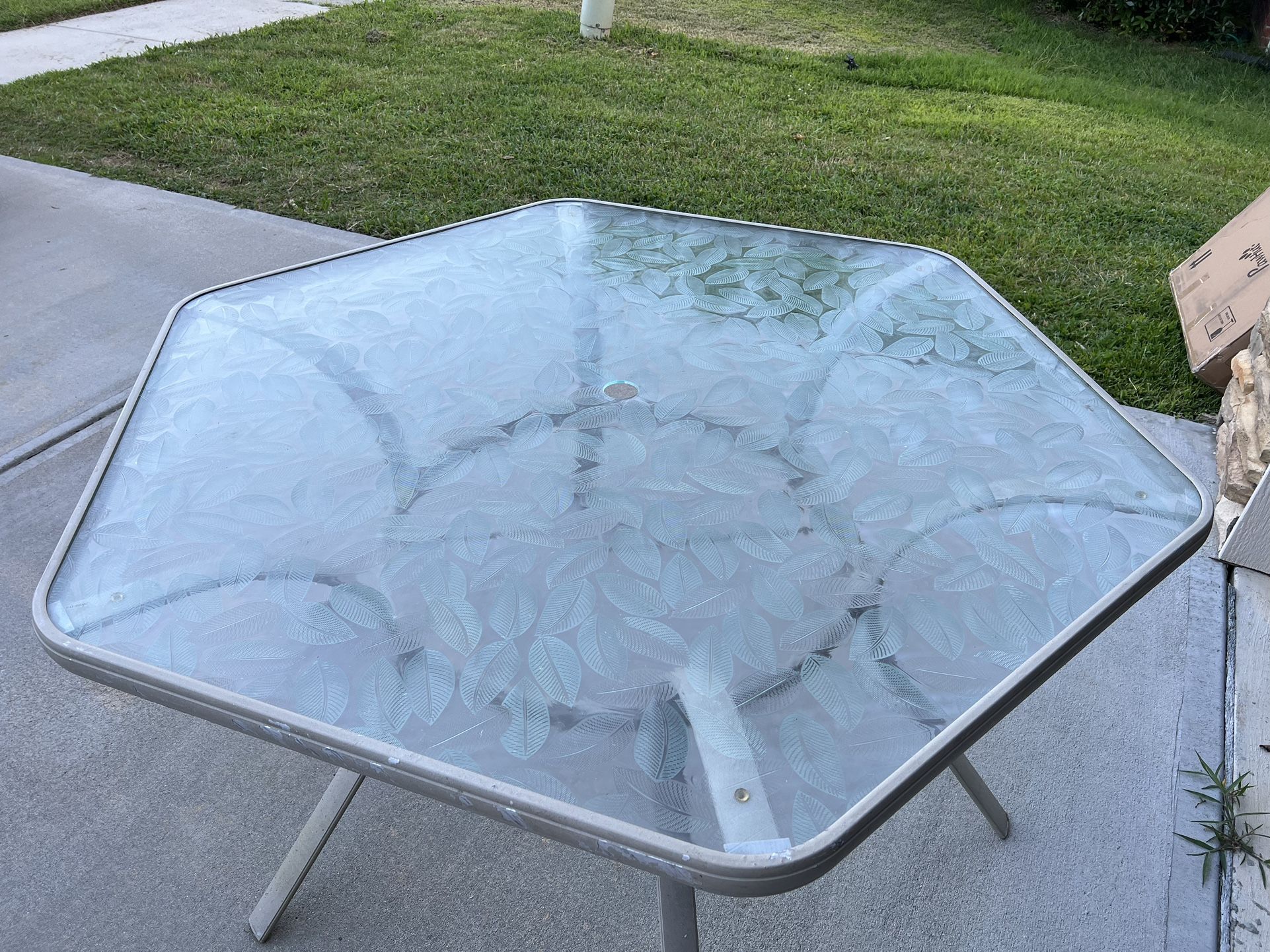 Patio table
