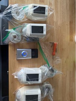 Ring Security Camera Bundle 5pc – 4 Spotlight Cam Battery + Video Doorbell 2