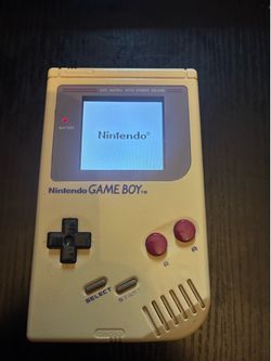 Gameboy DMG original with updated screen .