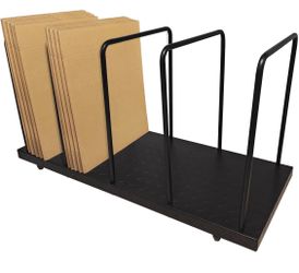 Steel Carton Stand - 42" x 18" x 23", 450 Lb. Capacity (without wheels) Product Images and Videos (AI Generated Alt Text)