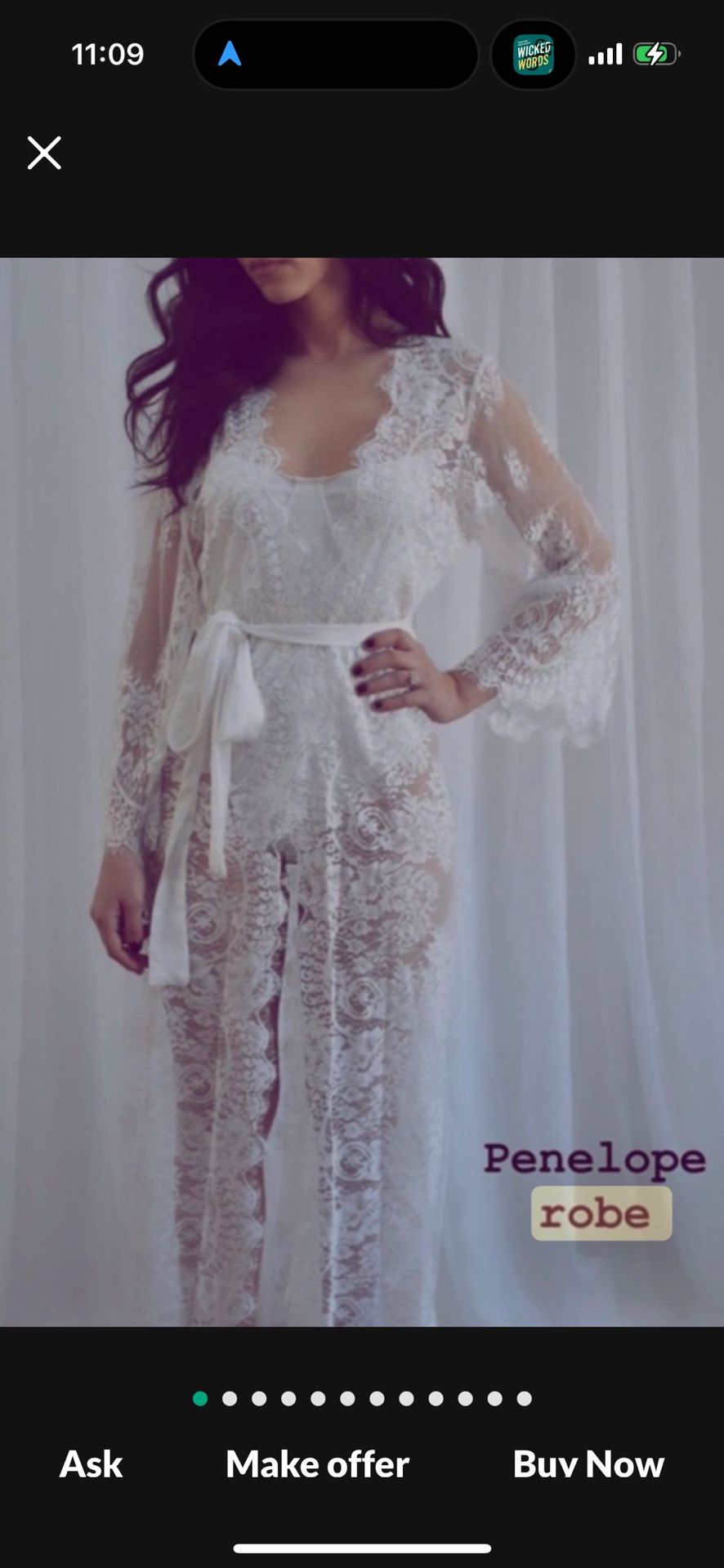 NEW Bridal Lace Robe