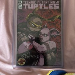 Teenage Mutant Ninja Turtles #134 Autographed 