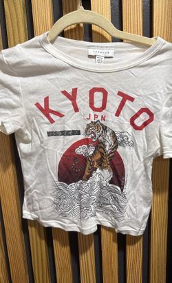 Topshop Cropped T Shirt 