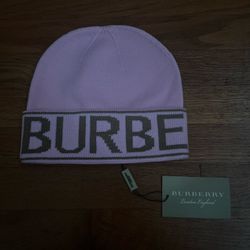 Burberry Purple Beanie 