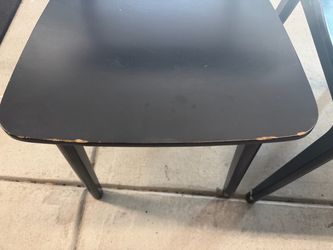 Black dining chairs