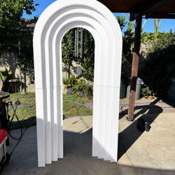 3D Arch Wooden Backdrop 