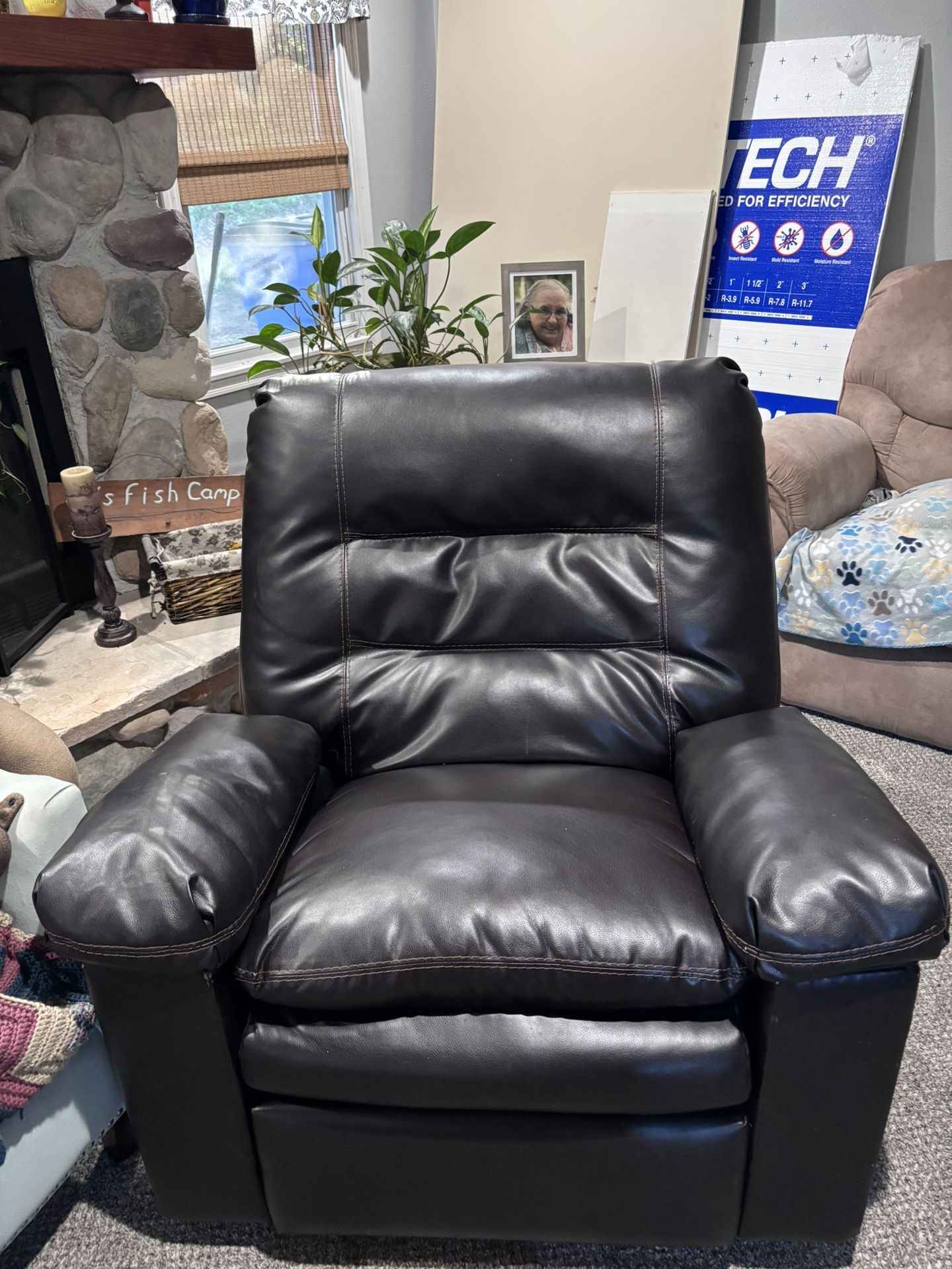 Recliner (brown)