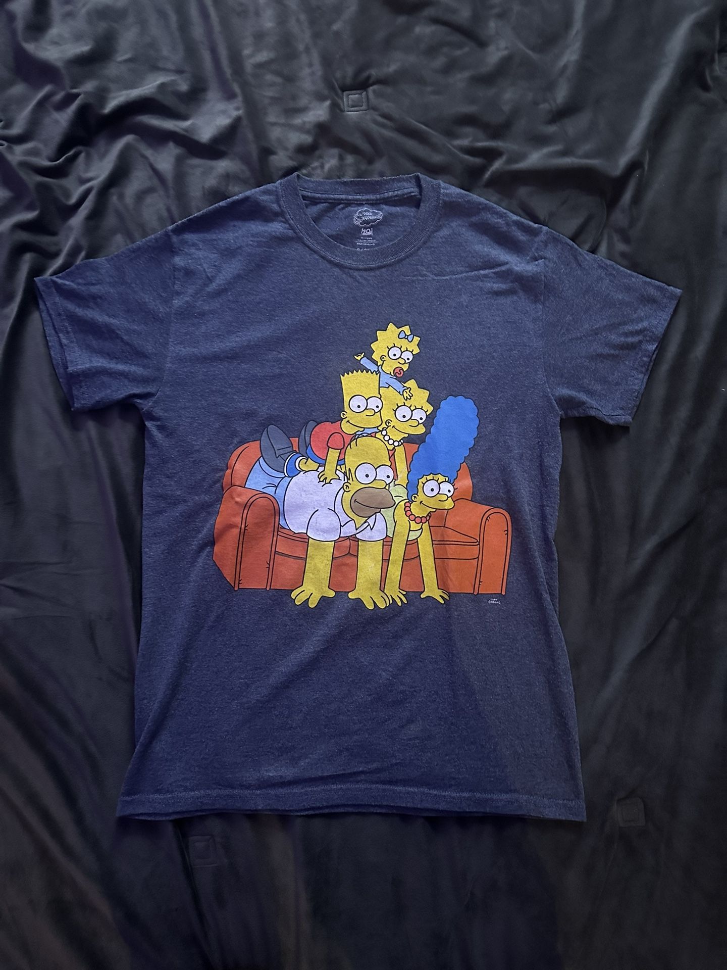 Blue Simpsons Cotton T-Shirt
