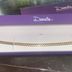 Daniel’s Jewelery Gold-Plated Sterling Silver Bracelet 