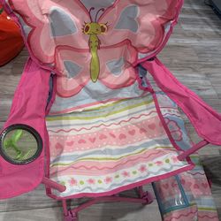 Melissa &Doug Butterfly Folding Chair With Case