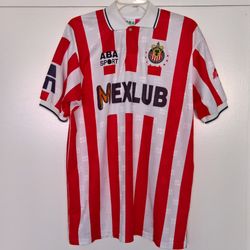 Chivas Club Deportivo Guadalajara Mexico 1996/97 ABA Sport Home Soccer Jersey