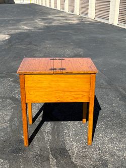 Real Wood Sewing/ Storage Box -$20