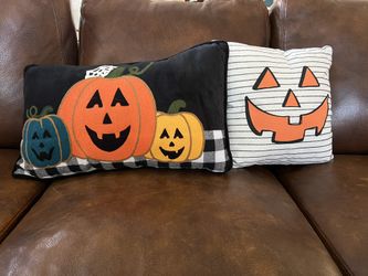 2 Halloween Pillows