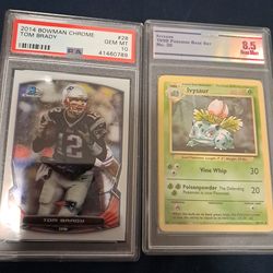 2 graded cards