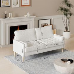 ROMA 67.7'' 3 seater Sofa Couch for Living Room, Modern Sofa,Small Couches for Small Spaces,Upholstered 3-Seater Couch for Bedroom, Apartment, Home Of