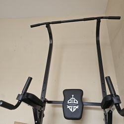 Sportsroyals Adjustable Power Tower 400lbs Max Weight Dip Station Pull up Bar Power Rack 