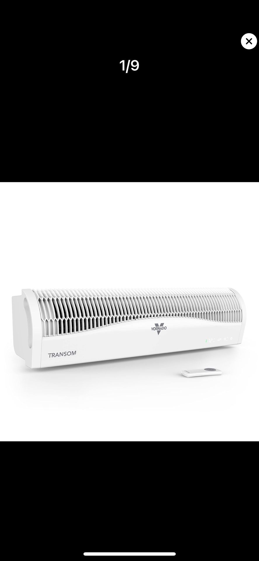  Window Fan with 4 Speeds