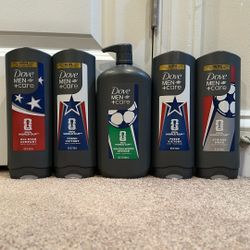 Dove Men body wash Bundle 18-32 oz