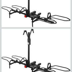 Hollywood Racks Sport Rider 2" Hitch Bike Rack, Carries 2 Bikes up to 80 lbs Each for Standard, Fat Tire and Electric Bicycles - Heavy Duty, Foldable 