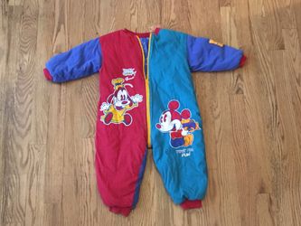 Disney Mickey Mouse baby pram suit