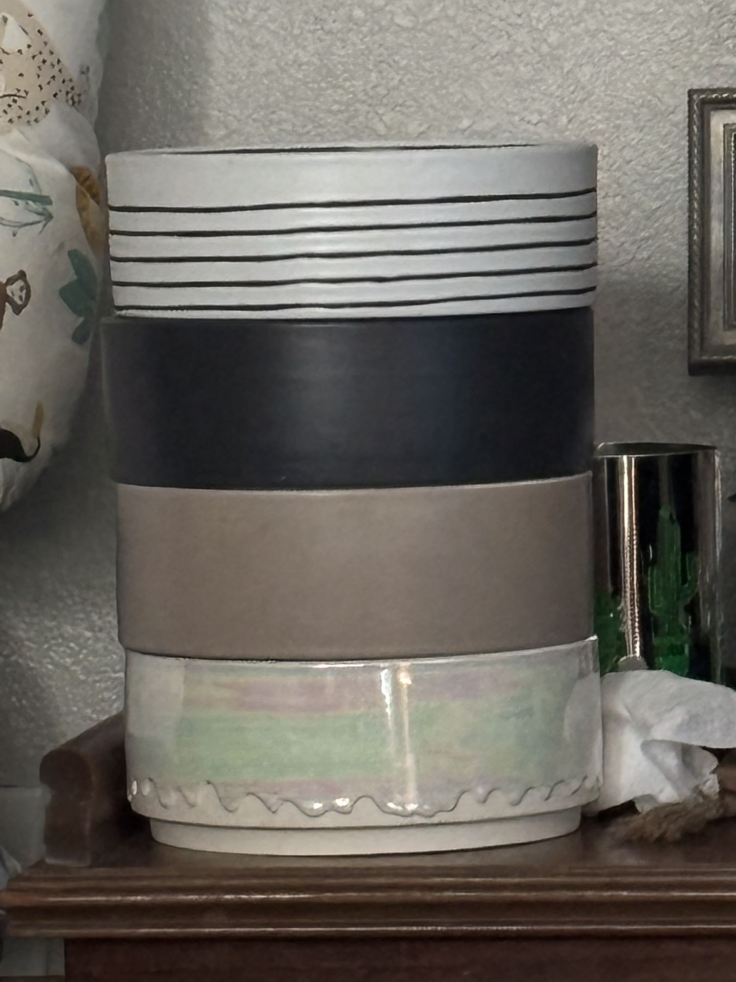 4 Large Ceramic Dog Bowls