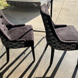 Black And White Chairs