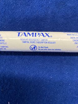 TAMPAX WHOLESALE LOT OF 20 vending machine sizeINDIVIDUALLY WRAPPED