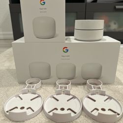 Google nest WiFi AC2200 with extra points and mounts