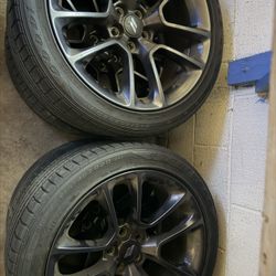 4 NICE SCAT PACK RIMS 20”s