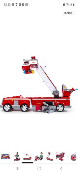 Paw Patrol - Ultimate Rescue Fire Truck with Extendable 2 ft. Tall Ladder Kids Toddlers