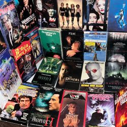 Horror Vhs Vcr Movies 2 For $15 