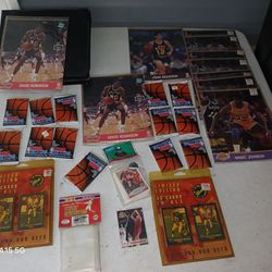 Old Baseball And Football Cards Still In Pack Plus More.