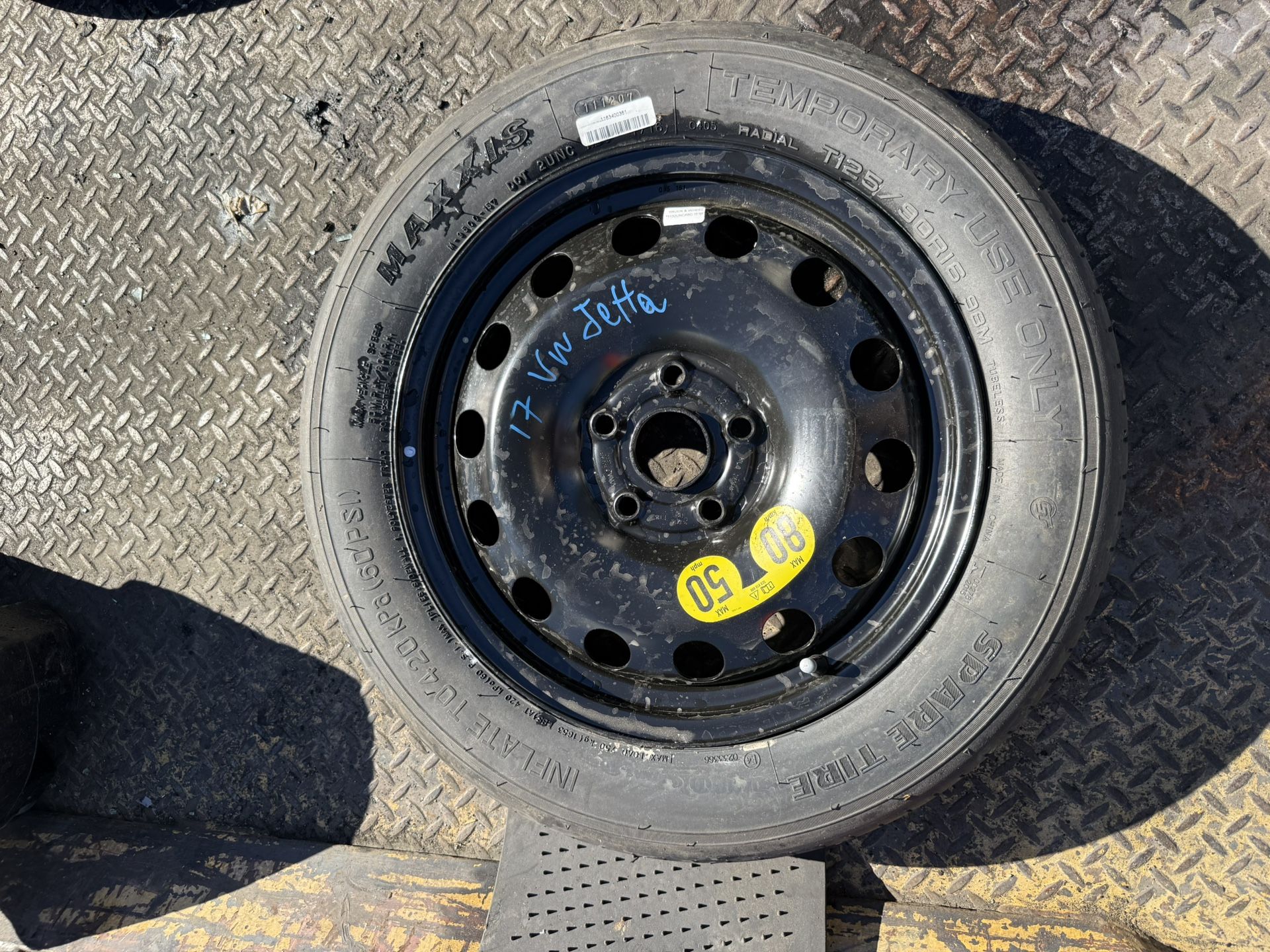 Volkswagen Jetta 2017 Tire Spare OEM