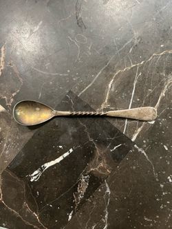 Antique Spiral Niagara Falls silver co 1877 spoon