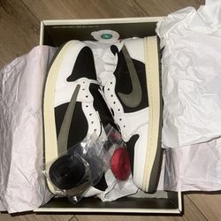 Air Jordan 1 low trais scott olive WMNS size 10.5