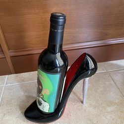 NEW High Heels 👠 Black Wine Bottle Holder