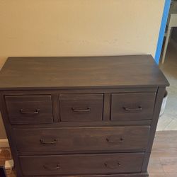 World Market Dresser Dark Gray