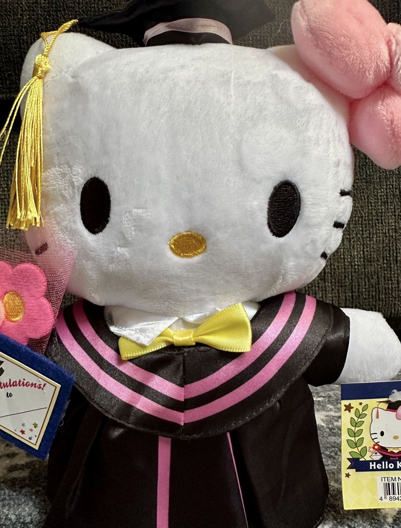 New hello Kitty, graduation edition plushy