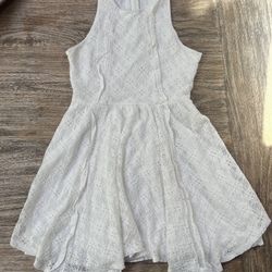 Abercrombie Kid - White lace Dress - Size L(14)