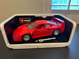 Vintage Bburago Ferrari F40 1:18 Model 3032 Made in Italy w/ Box