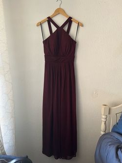 Vestido formal color vino XS