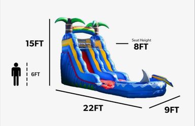 Shark waterslide